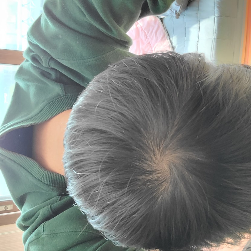 머리감은직후