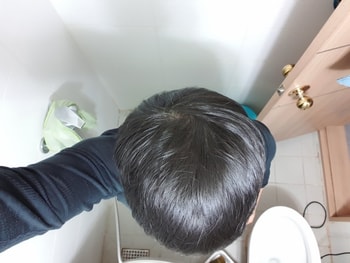 사진2>오늘 밝은 조명 아래에서 찍은 사진, 예전보다 약간 줄어든 듯한 느낌이 나지만 이정도면 선방이라고 생각