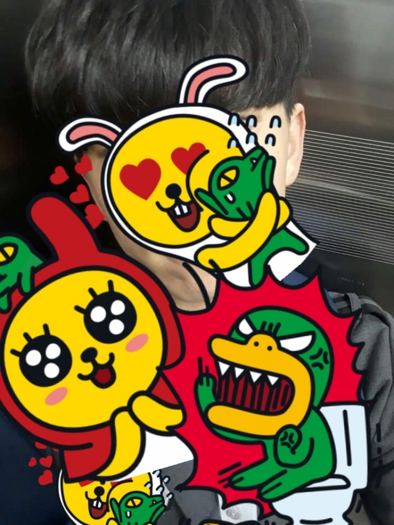머리는안갈라지는듯