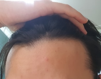 중간 가르마