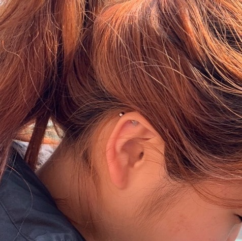 마지막으로 옆머리 짱짱하던 시절..(첫 염색 및 탈색 후 1~2달정도 뒤)