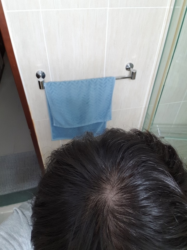 씻고 머리 말린다음