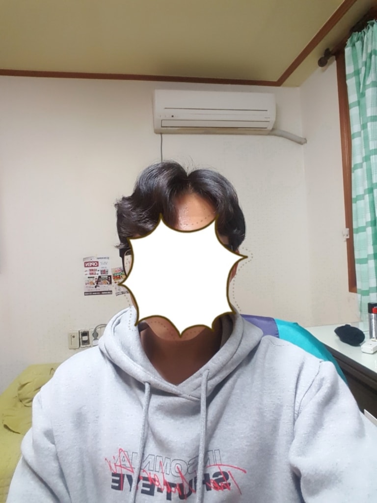 평소 머리 스타일