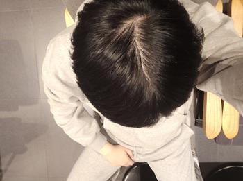 현재 머리