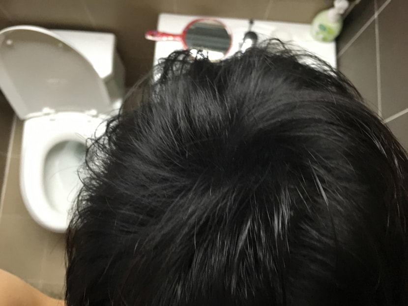 뿌린 후