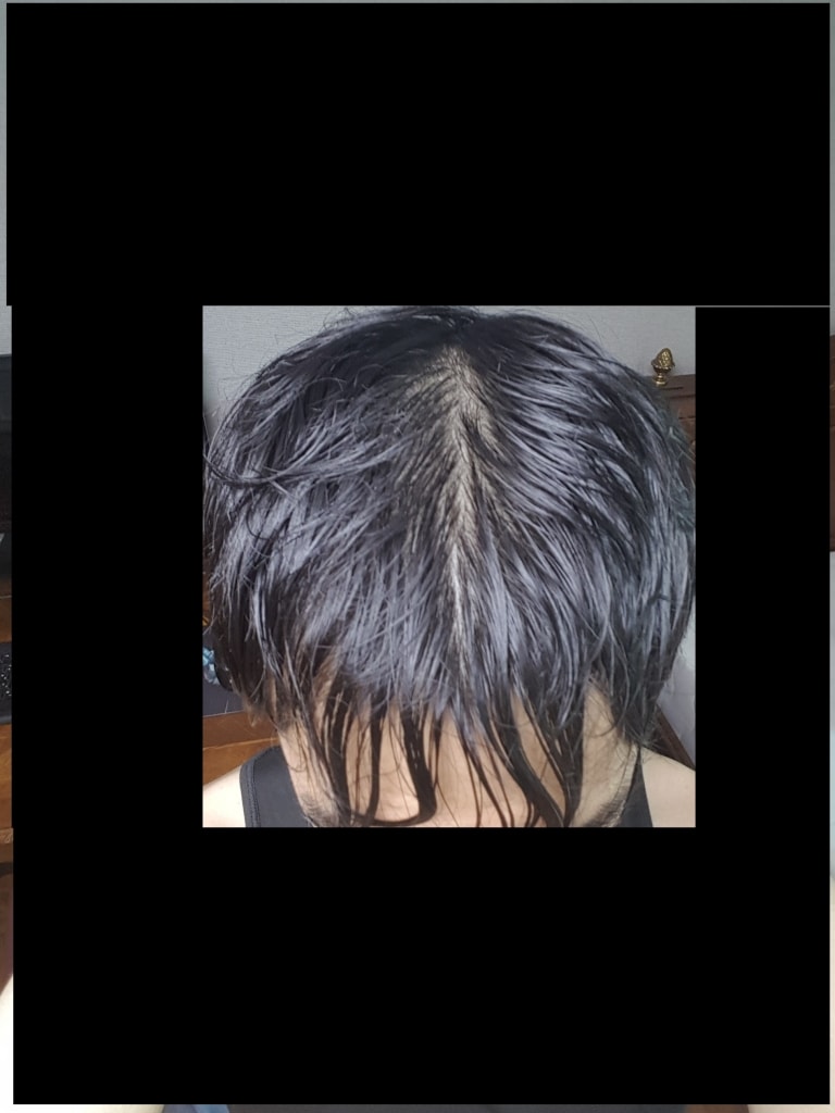 머리 말리기 전