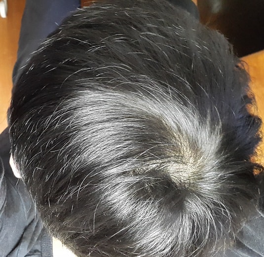 오늘아침 머리 말리고