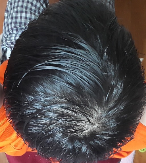 머리 감고나서1