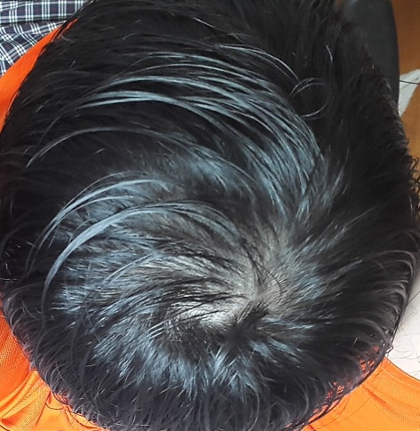 머리 감고나서2