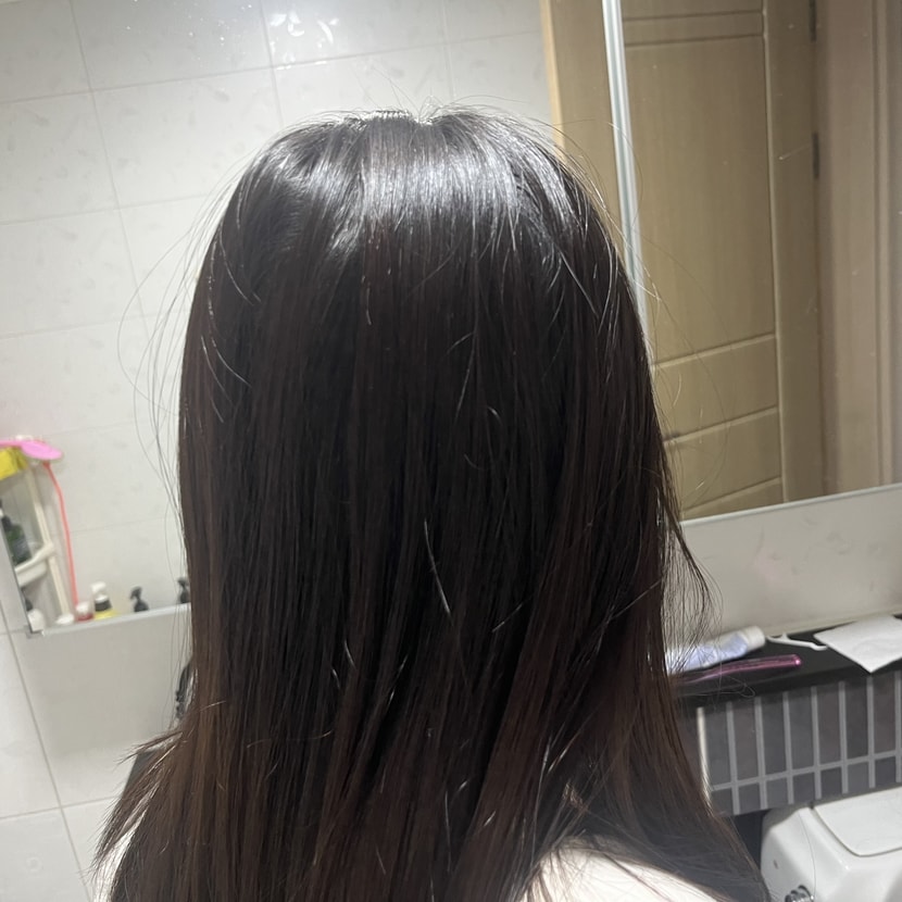 후두부 삭발 뒷모습