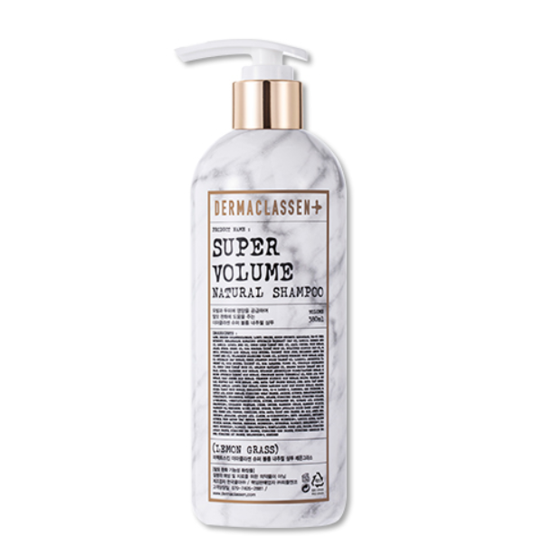 Dermaclacene Super Volume Natural Shampoo (Lemon Grass Scent)