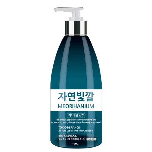 자연빛깔 머리한줌 샴푸