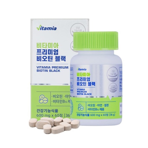 비타미아 프리미엄 비오틴 블랙