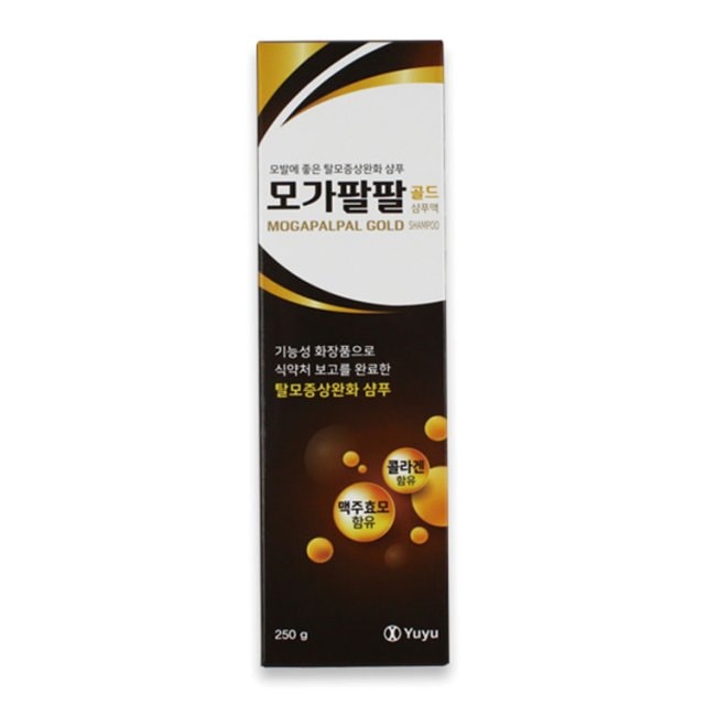 유유제약 모가팔팔 골드 탈모 완화 샴푸액
