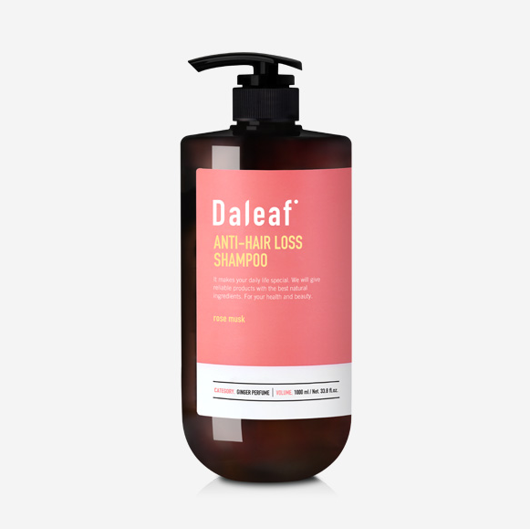 Dalif Ginger VERRER PERFUM Hair Loss Relief Shampoo Rose Musk