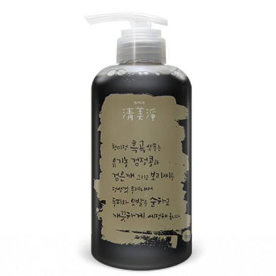 Blue rice Jeong Black Grain Weak Acid Natural oily scalp shampoo Dandruff shampoo