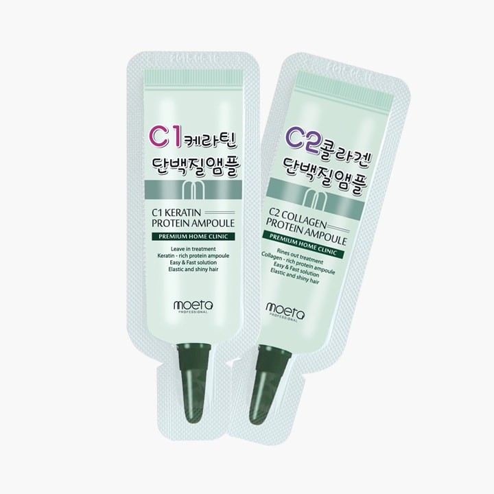 Moeta C1 Keratin Protein Ample 4 ml / C2 Collagen Protein Ample