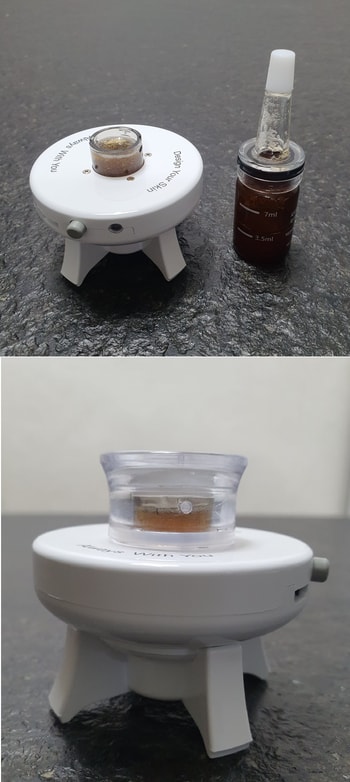 남은 사이토카닉 토닉은 냉장고에 보관, 캡을 홈에 맞춰 결합 후 시계 방향으로 잠금