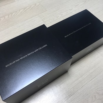 헤어미라클 기기와 앰플입니다.