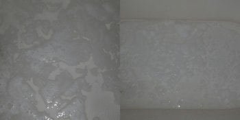 거품이 생각보다 잘 안없어져요! 잘 헹굽시다