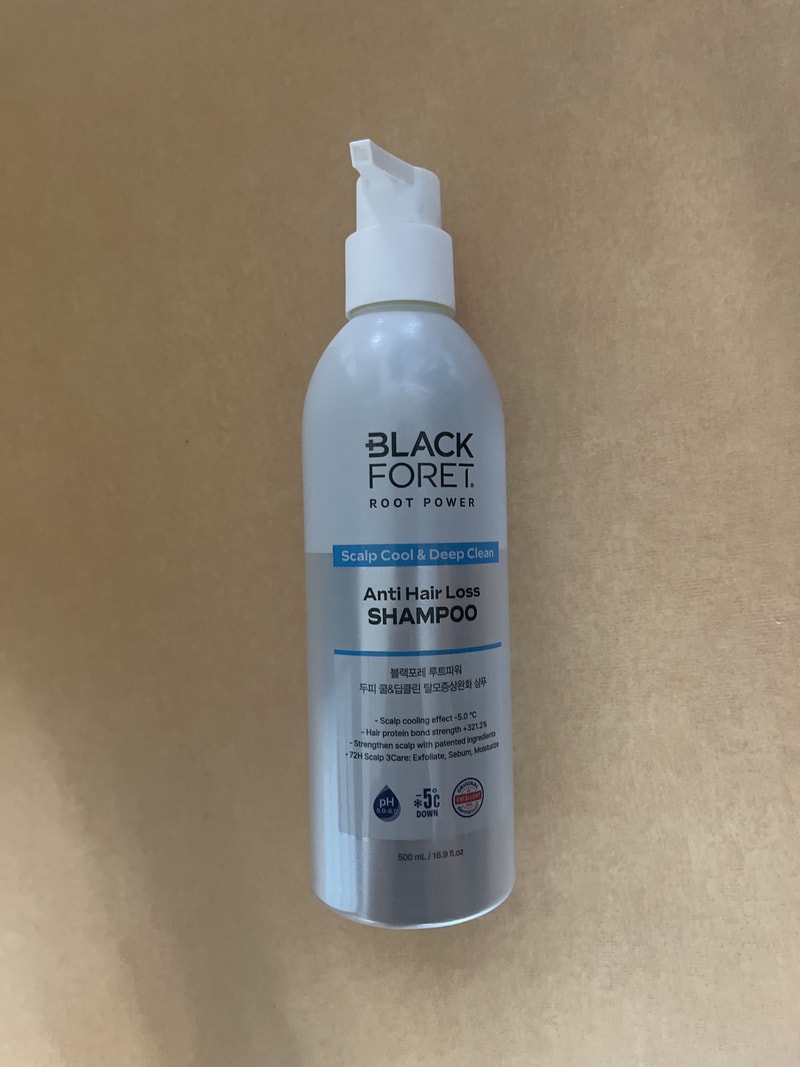 ブラックフォーレルートパワーシャンプー1週目の体験談です。