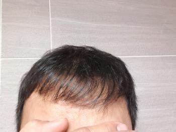 머리 감고 말린 모습