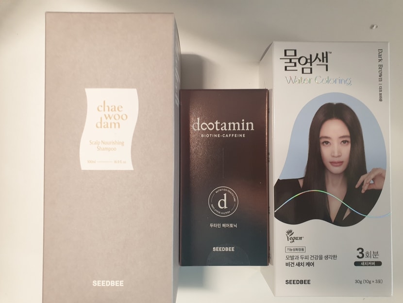 두타민 제품들 (샴푸, 헤어토닉, 염색약까지^^)