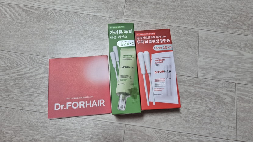 닥터포헤어의 깔끔한 패키지가 눈에 들어오네요.