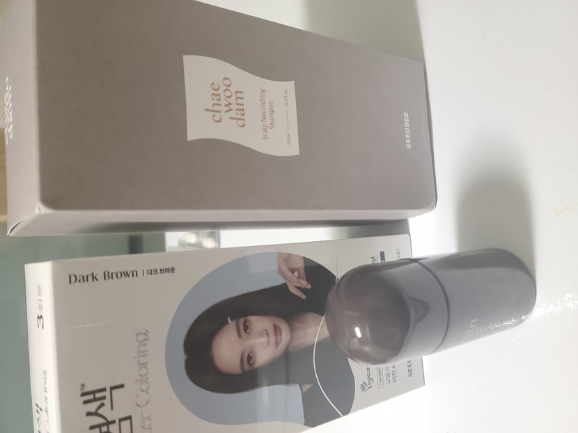샴푸, 새치염색약, 헤어토닉이 왔답니다:)