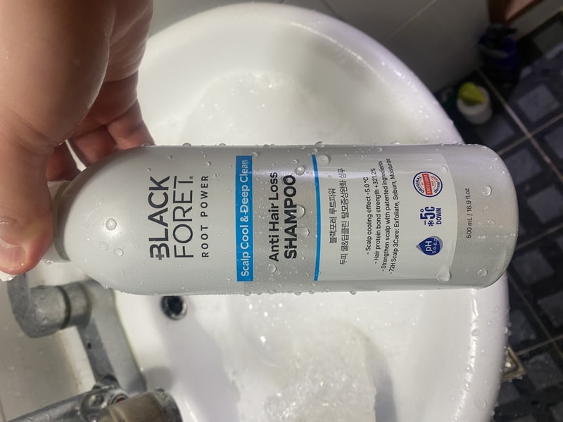 ブラックフォーレルートパワーシャンプー体験団3週目 - 比較