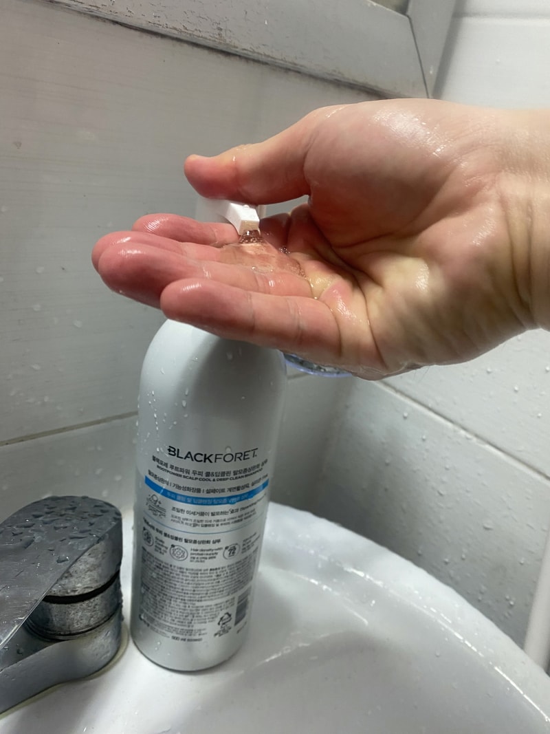 ブラックフォーレルートパワーシャンプー体験団2週目