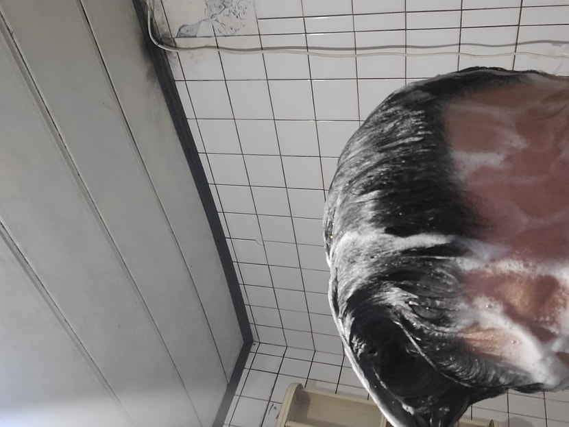 거품은 중상정도 입니다