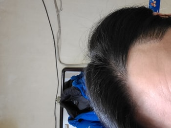10분후 드라이후 모습 입니다