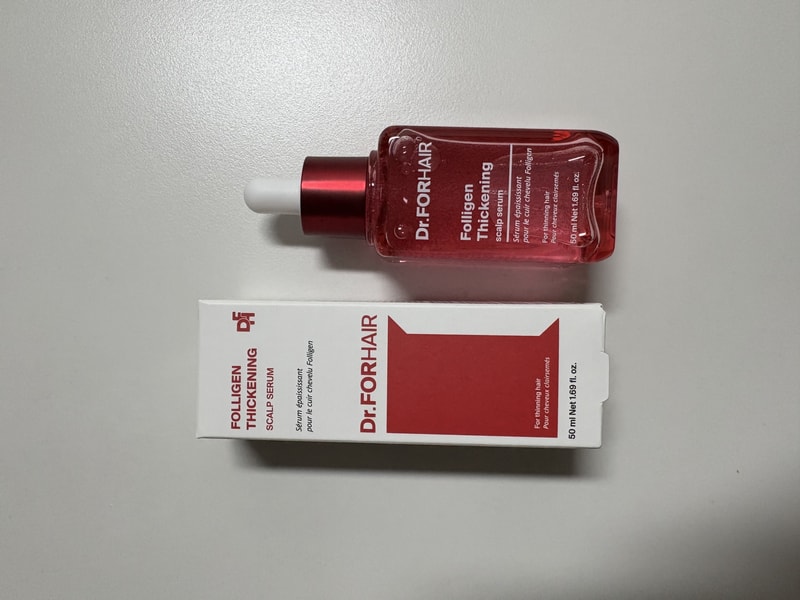 ドクターフォーヘアポリジェンシークニングスカルプセラム第1週目の体験談です!