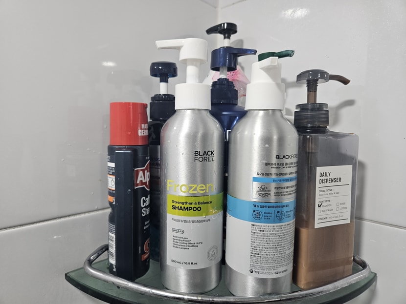 샴푸가 정말 많죠?