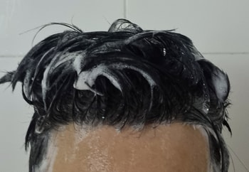 샴푸 도포 이후