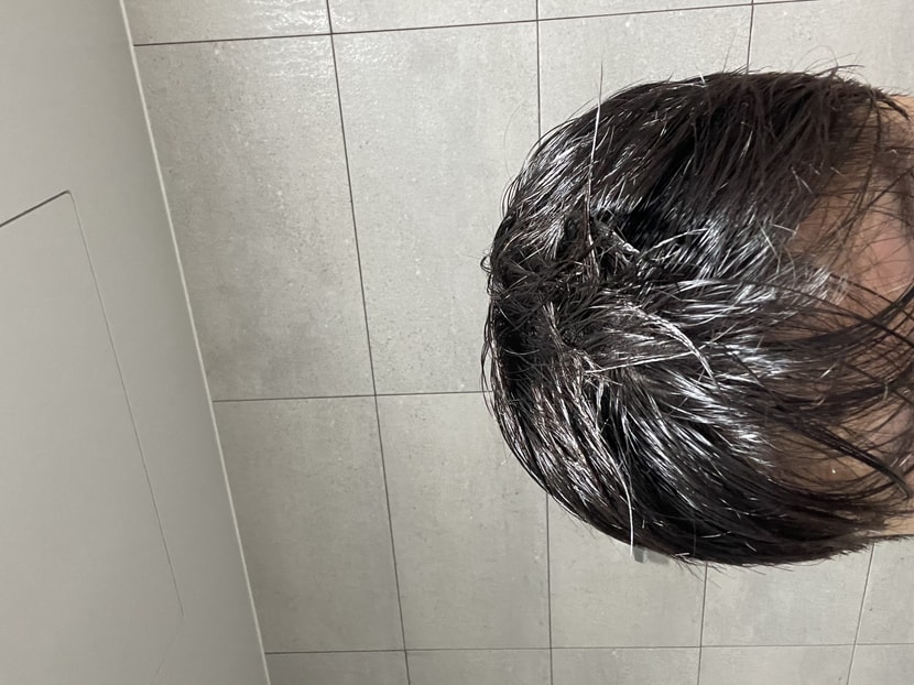 샴푸 후 물기 제거