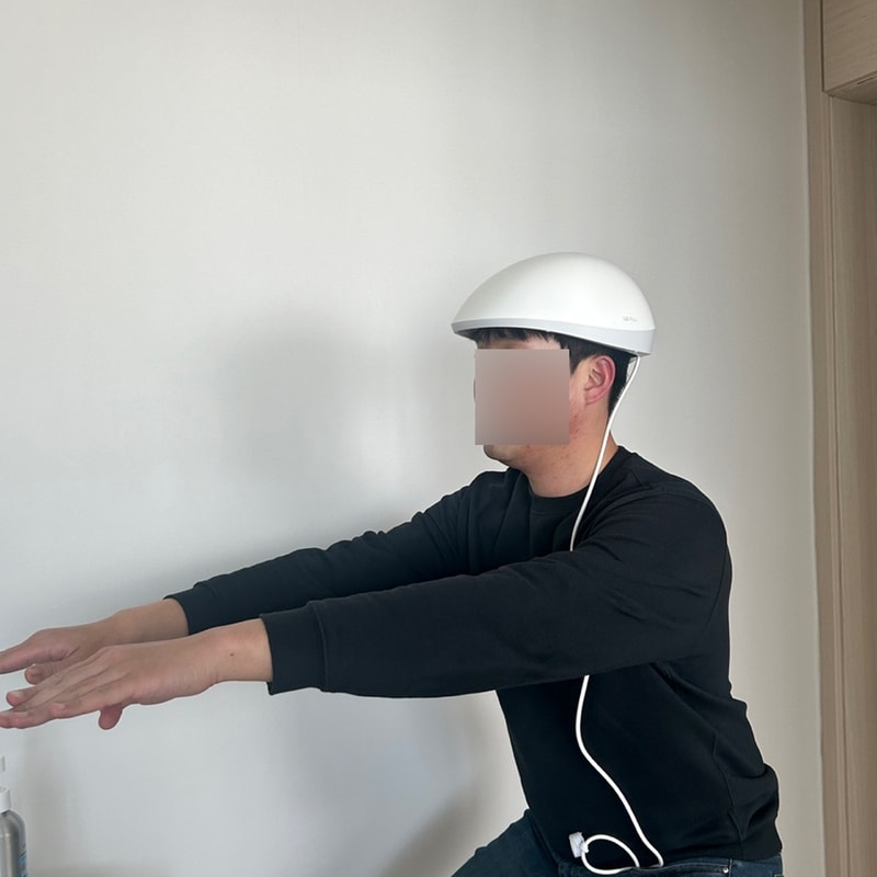 私もスクワットをしながらメディヘアをしてみました！！ (8/24)