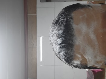 바르고 난뒤 거품