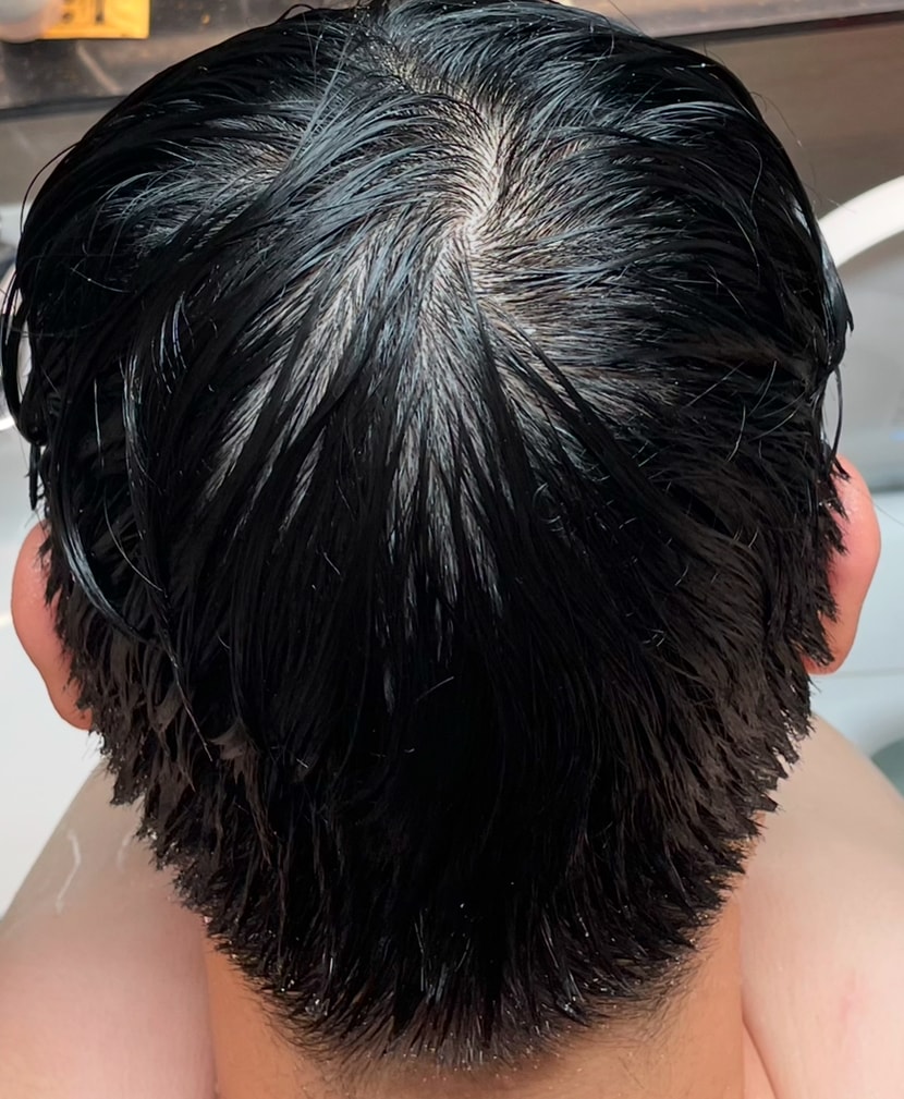 오늘 아침 샤워 모습입니다