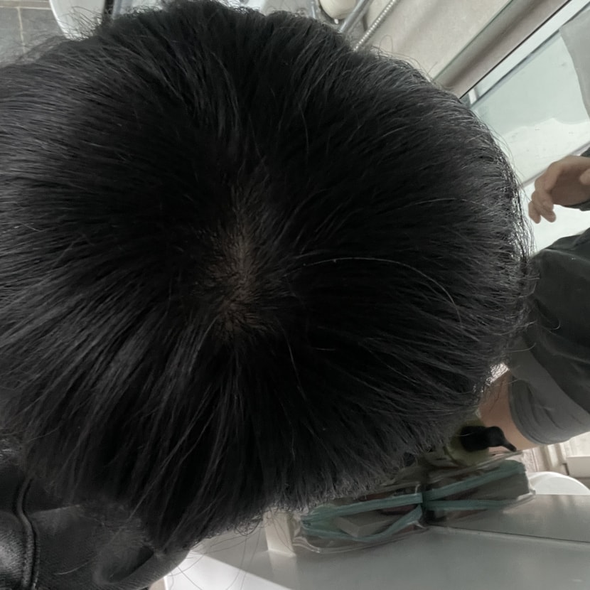 가르마 안탔을때 머리