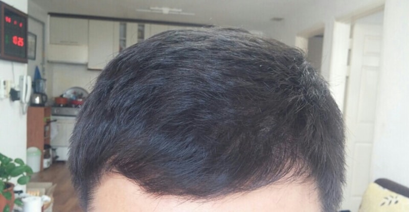 I'm in the 6th month of non-cutting. Is it growing well?