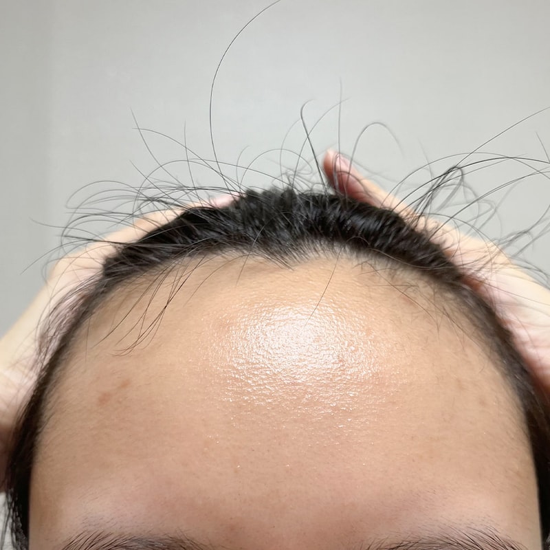 It's been a little over two months since I cut my hairline!
