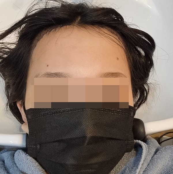 ﻿6.25 다음날 샴푸받으러 가서 찍어봤어요 관리해주는 선생님이 샴푸방법도 자세히 알려주세용~~