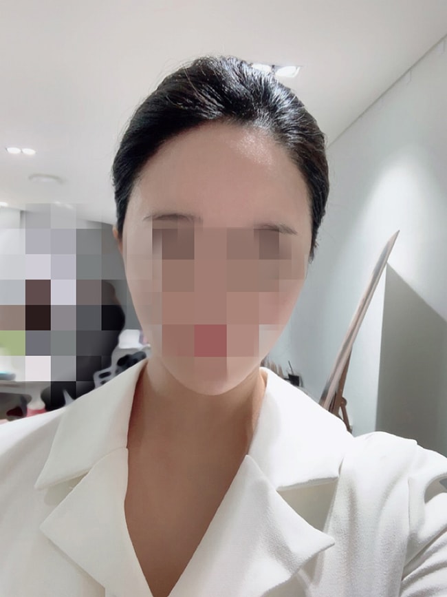 최근 올림머리 했을 때