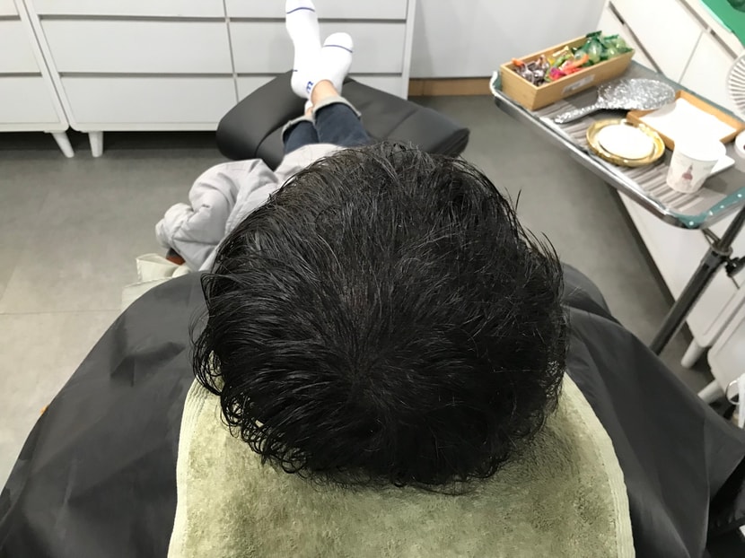 시술후 젖은머리(내머리가 맞나요?올~~만족만족ㅋ)