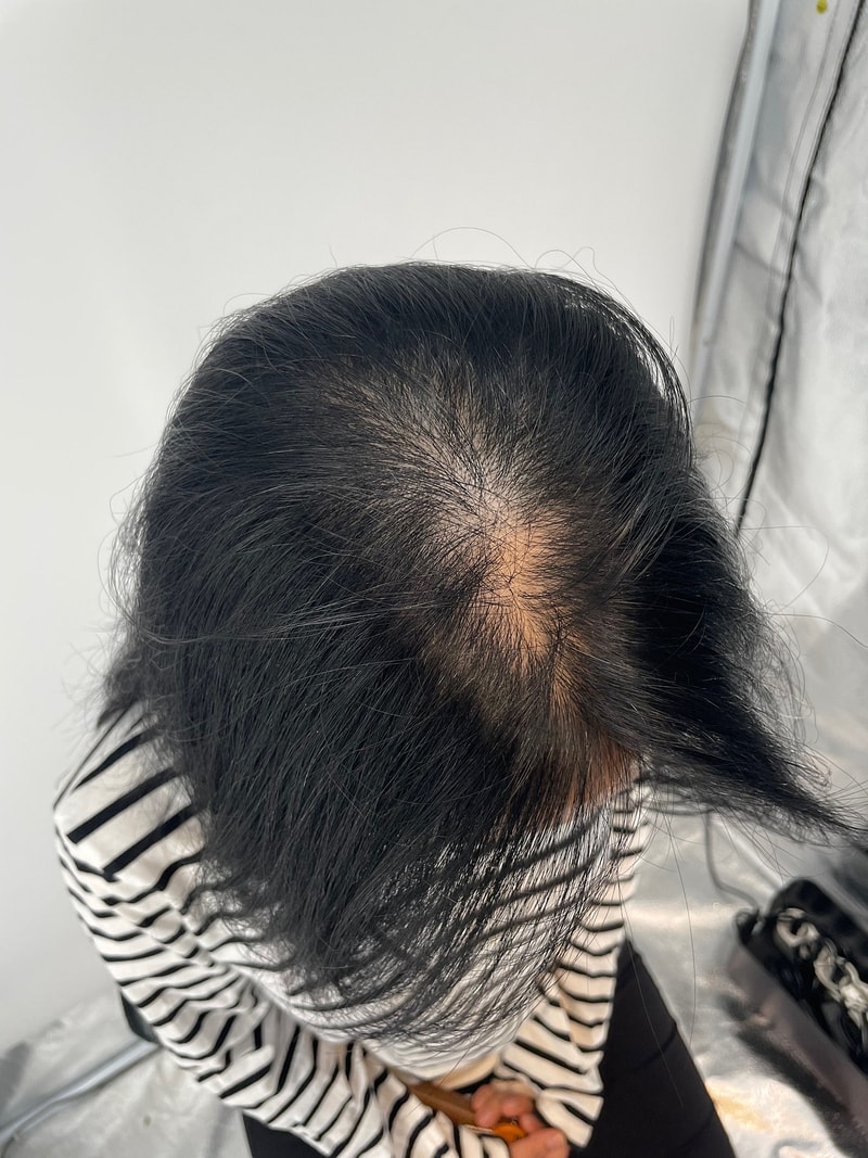 在江南站New Hair上，头皮纹身了！