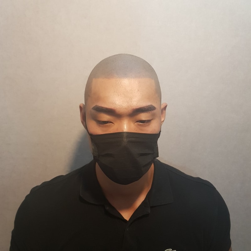 大家好，头皮纹身第4次工作也结束了。 上传后记吧