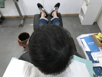 보강후 마른머리