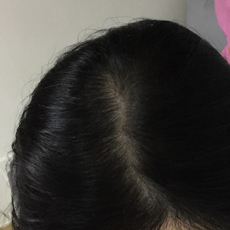 在mㄱ的时候头顶纹身了！